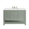 James Martin Vanities Breckenridge 48in Single Vanity, Smokey Celadon w/ 3 CM Ethereal Noctis Top 330-V48-SC-3ENC - alternate 1
